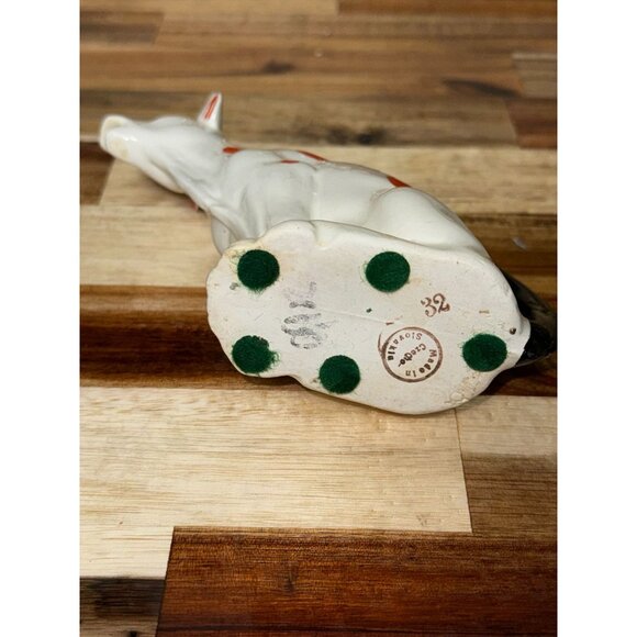 Vintage 1930s Spotted Porcelain Cow Creamer Made in Czech Slovakia - Picture 10 of 11